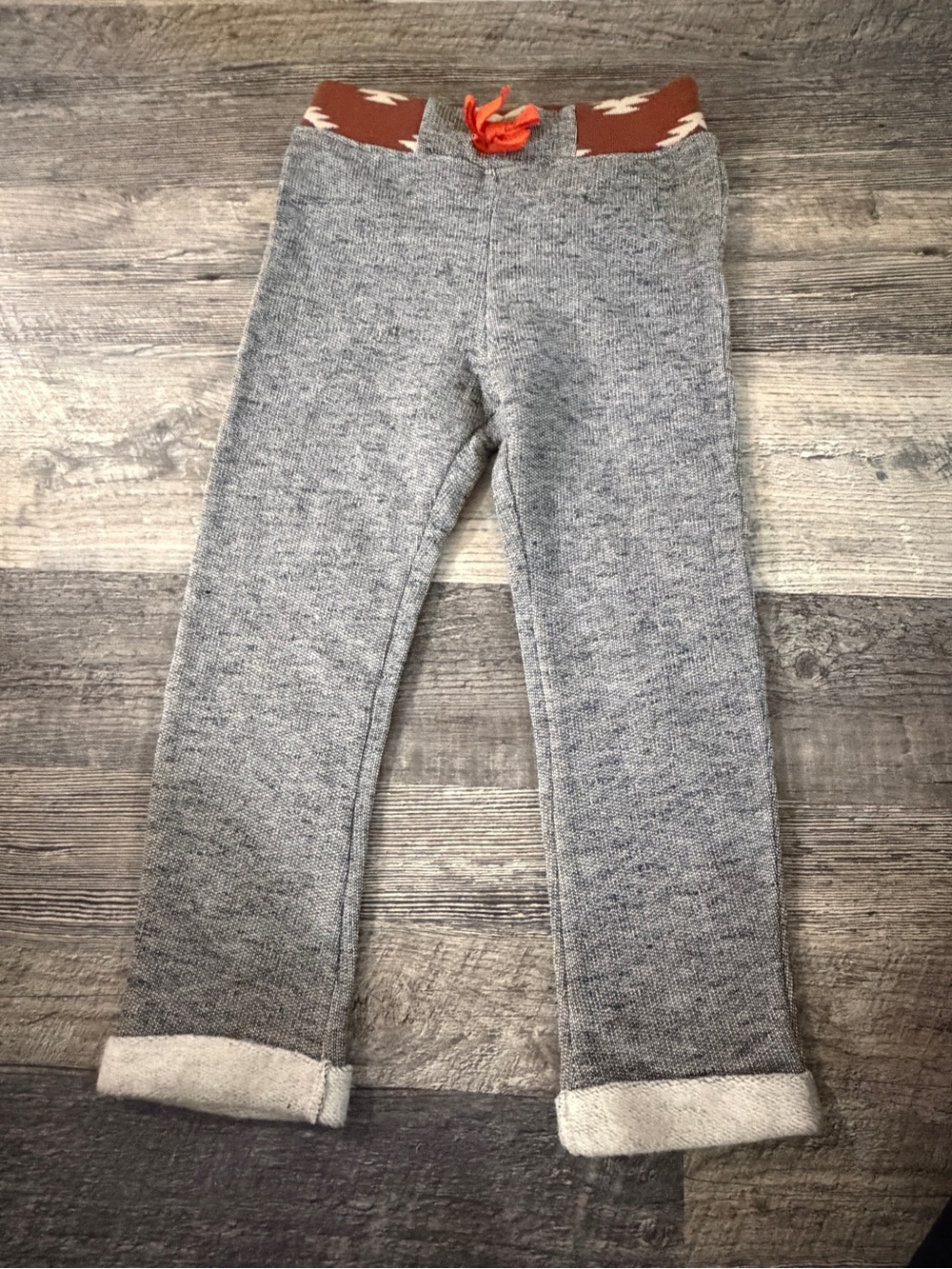 Catimini Boys Knit Jogger Pants 3 Years 98cm Gray Lounge Western Print Boho